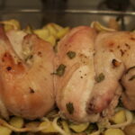 Pečena piletina sa krompirom i boranijom