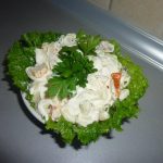 Posna salata s morskim račićima