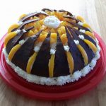 Kremasta kilimandžaro torta s breskvama