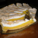 Orange meringue pie
