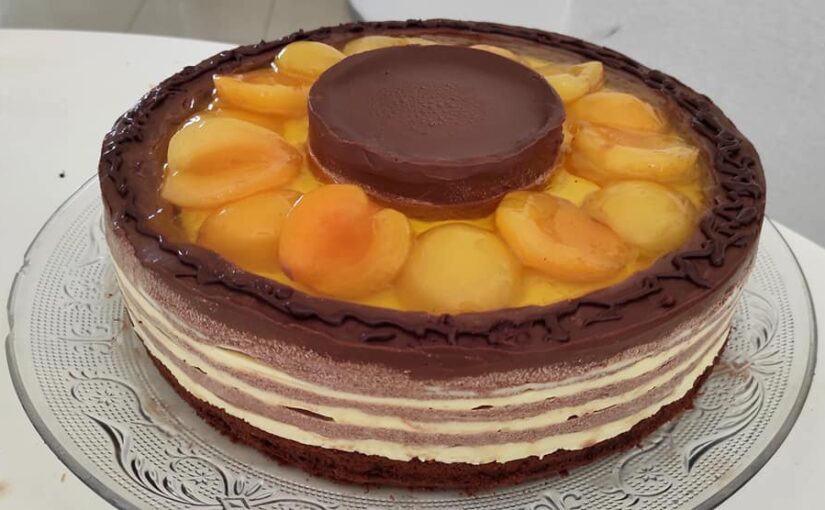Choco Apricot cake
