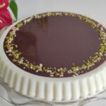 Mliječni dezert od griza sa čokoladnim preljevom